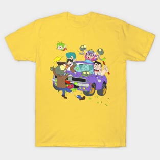 Doctor Slump zombie car rampage T-Shirt